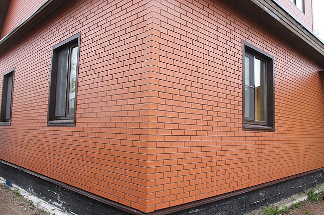 фасадные панели под кирпич